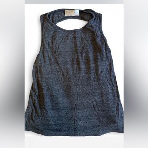A.L.C Gray Open Back Tank Top Size M